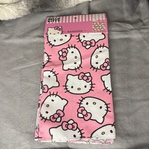 Sanrio Hello Kitty Pink and White Character Bandana